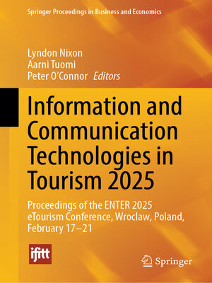 cover image of Information and Communication Technologies in Tourism 2025